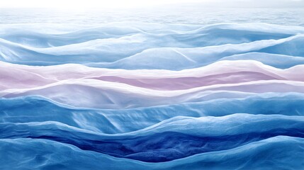 Wall Mural - Gentle Pink Wave Pattern Seamless High Quality Photorealistic Texture