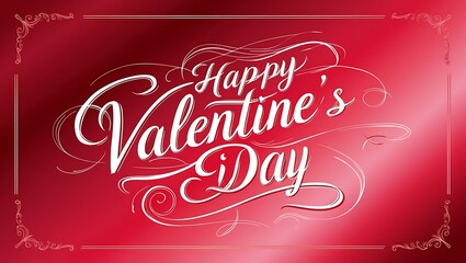 Wall Mural - happy valentines' day card with hearts ai generative