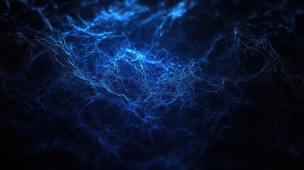 Wall Mural - dynamic blue light effects on an abstract dark background creating a mesmerizing visual texture and 