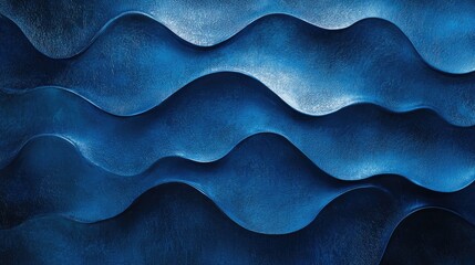 Wall Mural - abstract blue textured background featuring wavy patterns and shimmering effects ideal for advertisi
