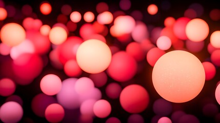 Wall Mural - Serene Glow with Gradient Bubbles in a Calming Background