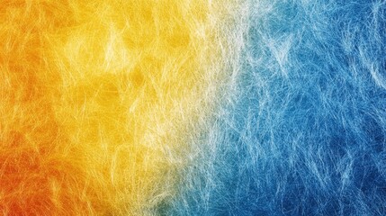 Wall Mural - vibrant blue orange yellow gradient background with soft texture and grainy effect for design and ar