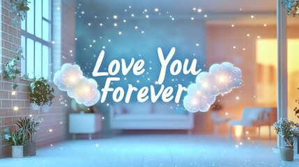 Wall Mural - a dreamy pastel gradient banner with 