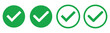© NOVA STOCK - check box icon with correct, accept checkmark icons green tick box, check list circle frame - checkbox symbol sign. check mark box square frame. Green check mark icon in a box. Tick symbol in green