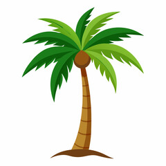 Wall Mural - palm tree vector illustration