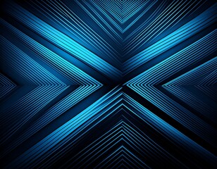 Wall Mural - abstract blue and black are light pattern with the gradient is the with floor wall metal texture sof