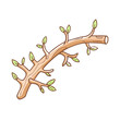 © Waliul - tree branch vector icon, tree branch vector illustration-simple illustration of tree branch, perfect for logos,and tree branch - themed designs.
