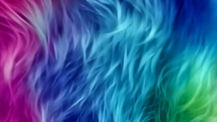 Fototapete - Fluffy and playful, this stylish video background enhances creative digital art.
