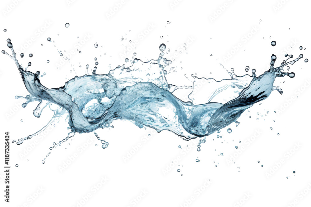 Dashes Water Pattern Splashes of clear water creating dynamic patterns in a bright setting ...