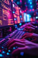 Poster - Cybersecurity Collaboration Hands on Keyboards in Ambient Light for Data Analysis