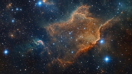 Wall Mural - open clusters globular clusters glowing vibrant star formations dense region of space
