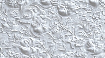 Wall Mural - Imperial rococo pattern modern ornament decor. Baroque background textures. Royal victorian trendy designs