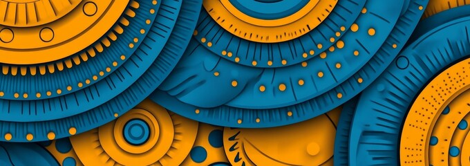 A set of sleek, minimalist seamless patterns adorned with abstract hand-drawn elements