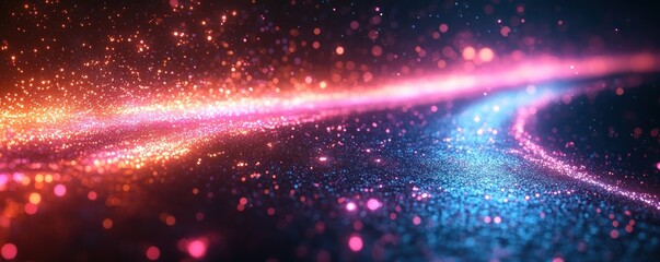 Futuristic Digital Background for Technology, AI, Data Transfer, Communication, and Multimedia Applications