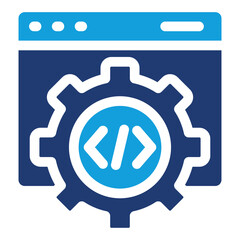 Web Development Icon Element For Design