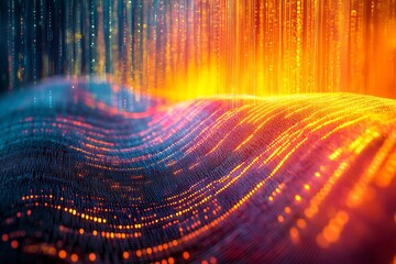 A digital tapestry woven with threads of data lines and financial graphs, illustrating the intricate nature of the economy