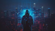 © Teeraphon - Hacker are planning to hack and attack networks and cyber security systems. Smart digital city with connection cyber security network reciprocity over the cityscape .