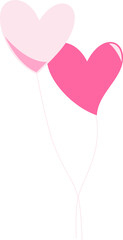 Wall Mural - Valentine Love Balloon