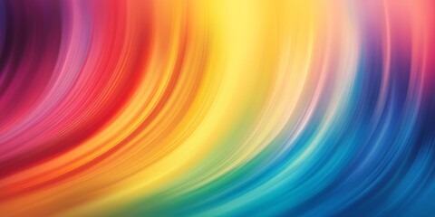 Wall Mural - Abstract background featuring vibrant, blurred rainbow colors that create a colorful and dynamic visual experience. This abstract background of rainbow colors is perfect for various creative projects.