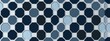 © Suesong - Geometric Hexagon Wrapping Paper Design in Blue and Silver, vibrant patterns for gifts and crafts, modern aesthetic, versatile use