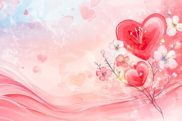 Wall Mural - background valentine day copy space 