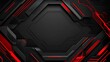 © Raffaza - Abstract black and red futuristic design background