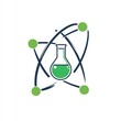 © lestari - Science Flask Atom Green Energy Research