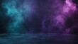 © Raffaza - Neon smoke background, vibrant colors, empty stage