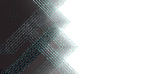 Poster - Abstract black and Blue Futuristic hi-technology concept. Digital black textured graphics poster background. Tech geometric black shapes seamless loop motion graphics