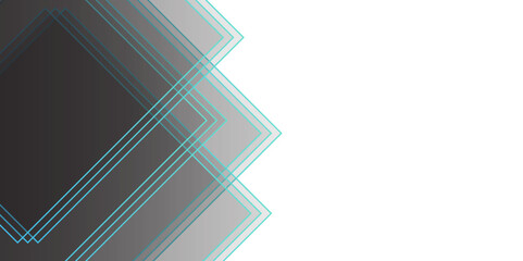 Leinwandbilder - Abstract black and Blue Futuristic hi-technology concept. Digital black textured graphics poster background. Tech geometric black shapes seamless loop motion graphics