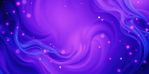 abstract purple and blue swirling nebula with glowing particles