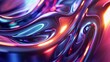 © AItist - Abstract Liquid Metal Wallpaper