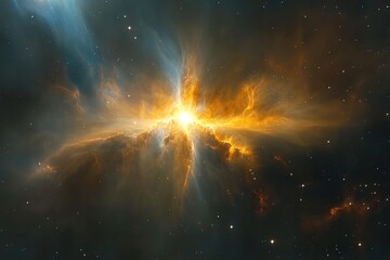 Wall Mural - Cosmic Canvas: A Breathtaking Nebula in Fant 2 Style, Perfect for Sci-Fi, Fantasy, and Space-Themed Designs, Websites,  