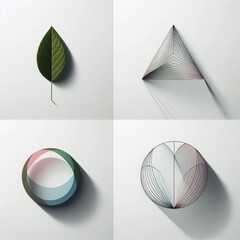 Wall Mural - Minimalist compositions