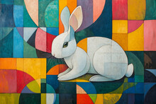 Cubist Art Rabbit Hare Free Stock Photo - Public Domain Pictures