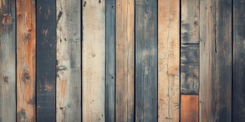 Fototapete - Wooden texture background featuring natural patterns and hues, perfect for design projects, presentations, or creative works that require a rustic wooden texture feel. Enhance your visuals with wooden