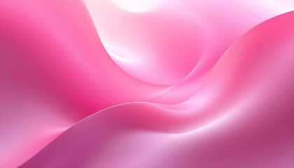 Leinwandbilder - Abstract pink background with simply curve lighting element. Abstract waves in pastel colors create a soothing, modern background. Fluid abstract design with pink gradient trendy background