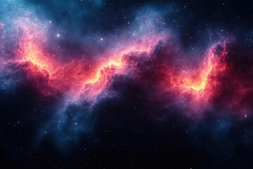 Wall Mural - atmospheric dark abstract background with dynamic smoke effects deep space nebula textures and cinem