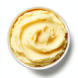 © praewpailyn - Creamy mashed potatoes in white bowl, smooth and buttery texture, perfect for any meal