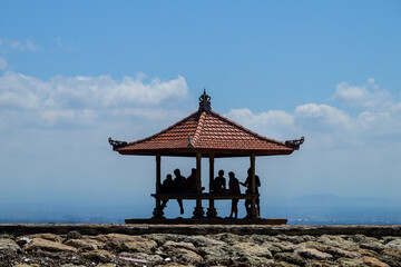 A Gazebo on the Beach in Sanur Bali