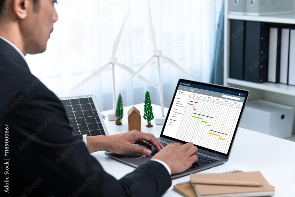 Project planning software for brisk business project management on the ...
