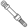 © Shakila - spark plug wrench  line art vector illustration