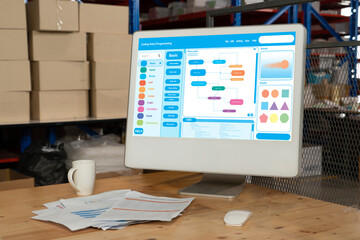 coding and programming software developed for brisk school education. simplified program, easy softw