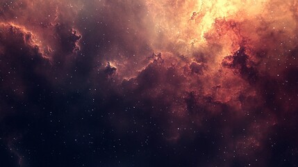 beautiful cosmic nebula with abstract color gradation