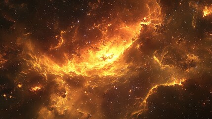 beautiful cosmic nebula with abstract color gradation