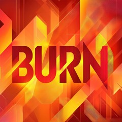 Wall Mural - dynamic logo design with sharp angular shapes and bold text on abstract background