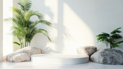 Wall Mural - Minimalist Indoor Garden Scene