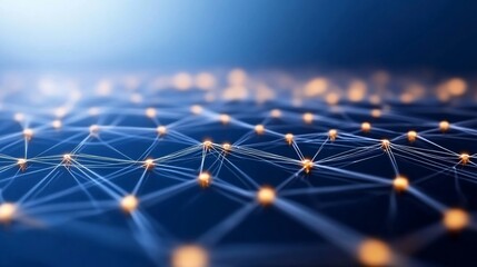 Global network connection, digital data flow