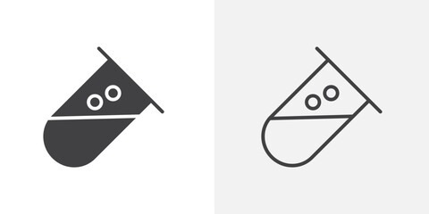 composition icon flat and simple set design