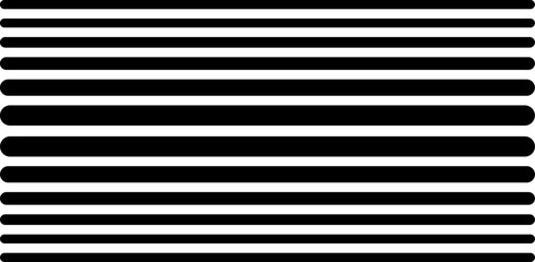 Black on white horizontal speed line pattern thick to thin.